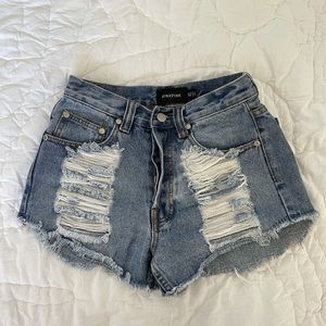 MinkPink Jean Shorts